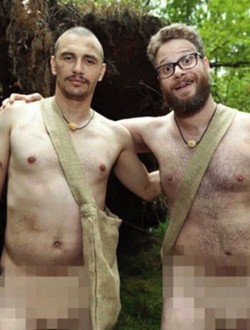James Franco y Seth Rogen, desnudos en la naturaleza
