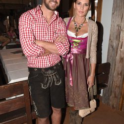 Pepe Reina y Yolanda Ruiz en la Oktoberfest 2014