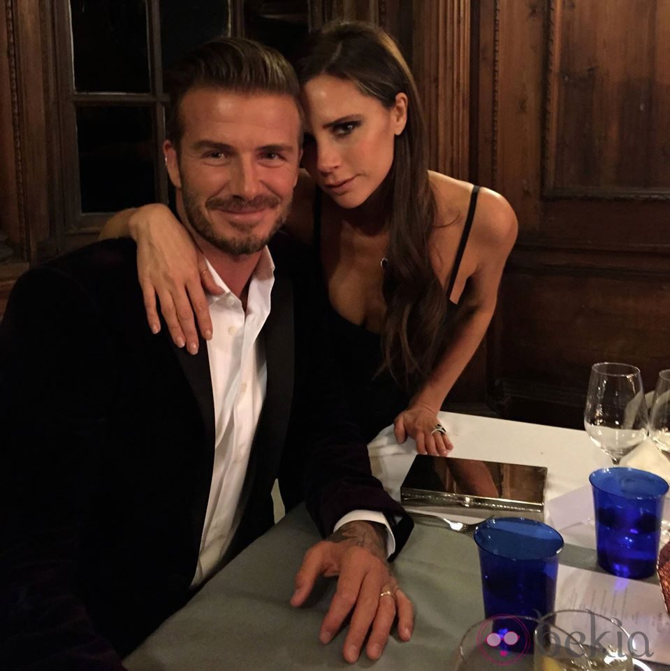 David y Victoria Beckham cenando en un restaurante de Escocia
