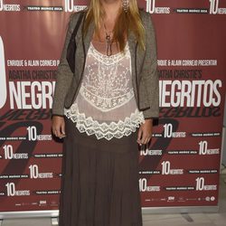Loreto Valverde en el estreno de 'Diez Negritos'