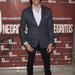 David Meca en el estreno de 'Diez Negritos'