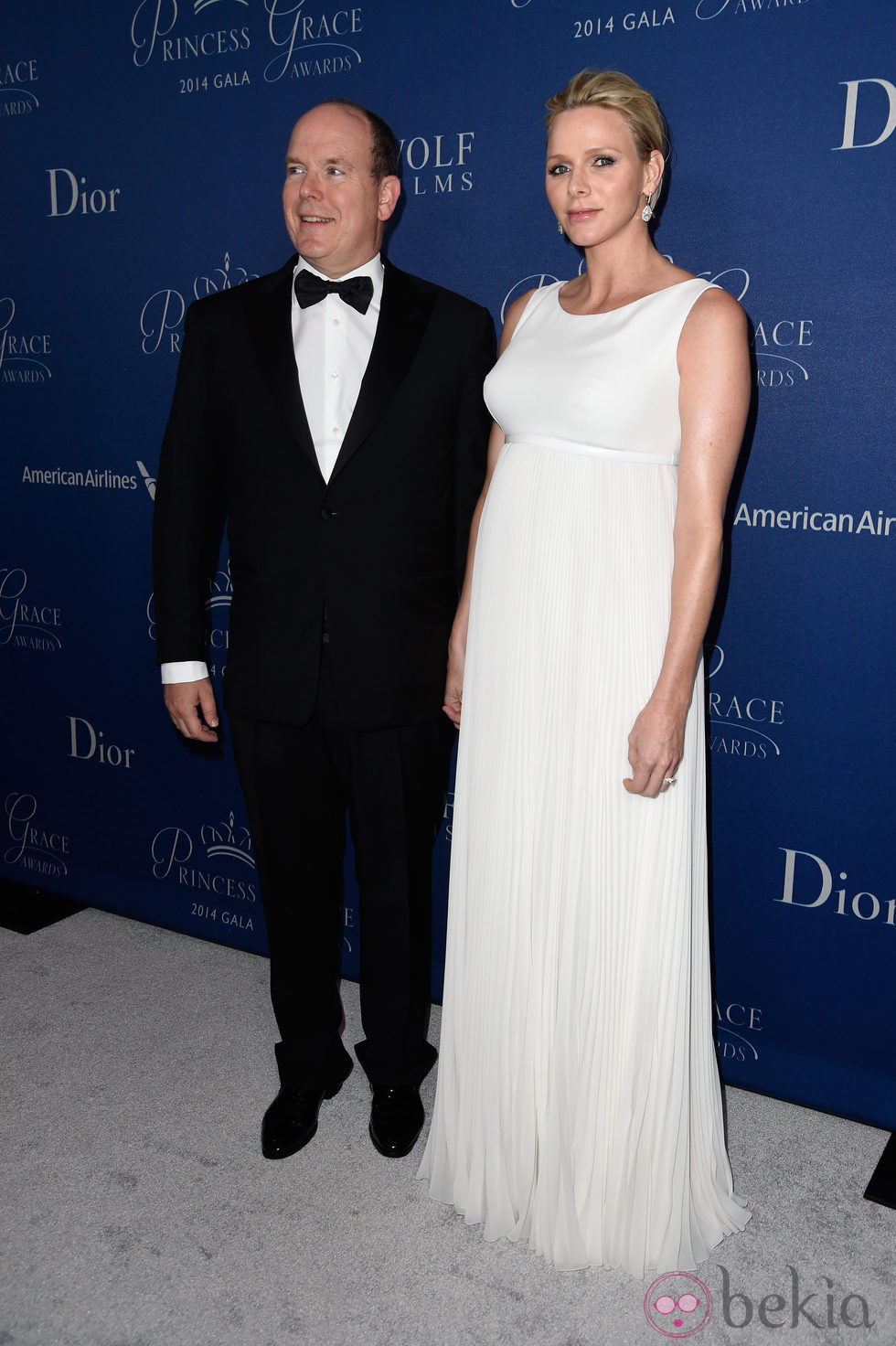 Alberto y Charlene de Mónaco en los Premios Princesa Grace 2014