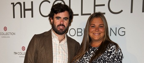 Caritina Goyanes y Antonio Matos en la apertura de un nuevo hotel en Madrid