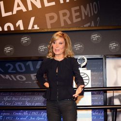 Pilar Eyre en la entrega del Premio Planeta 2014