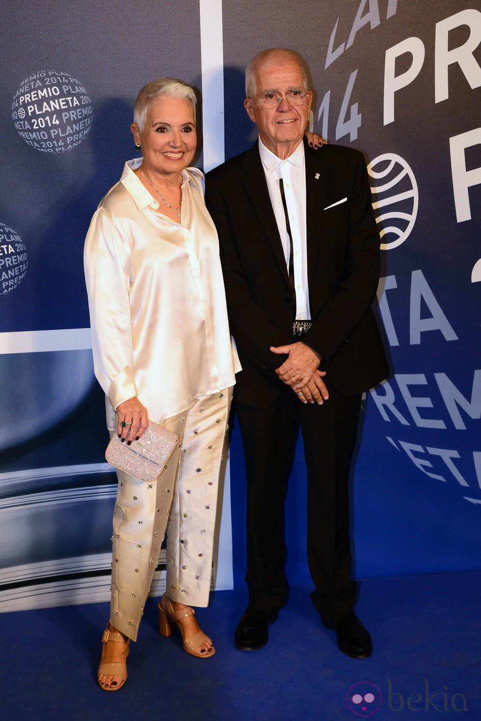 Salvador Tous y Rosa Oriol en la entrega del Premio Planeta 2014