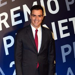 Pedro Sánchez en la entrega del Premio Planeta 2014