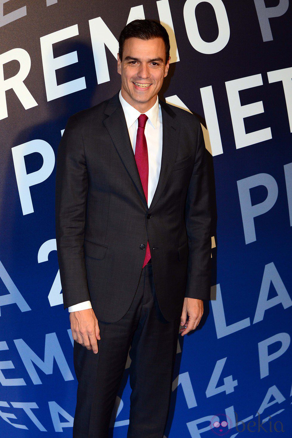 Pedro Sánchez en la entrega del Premio Planeta 2014