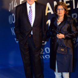 Luis del Olmo en la entrega del Premio Planeta 2014