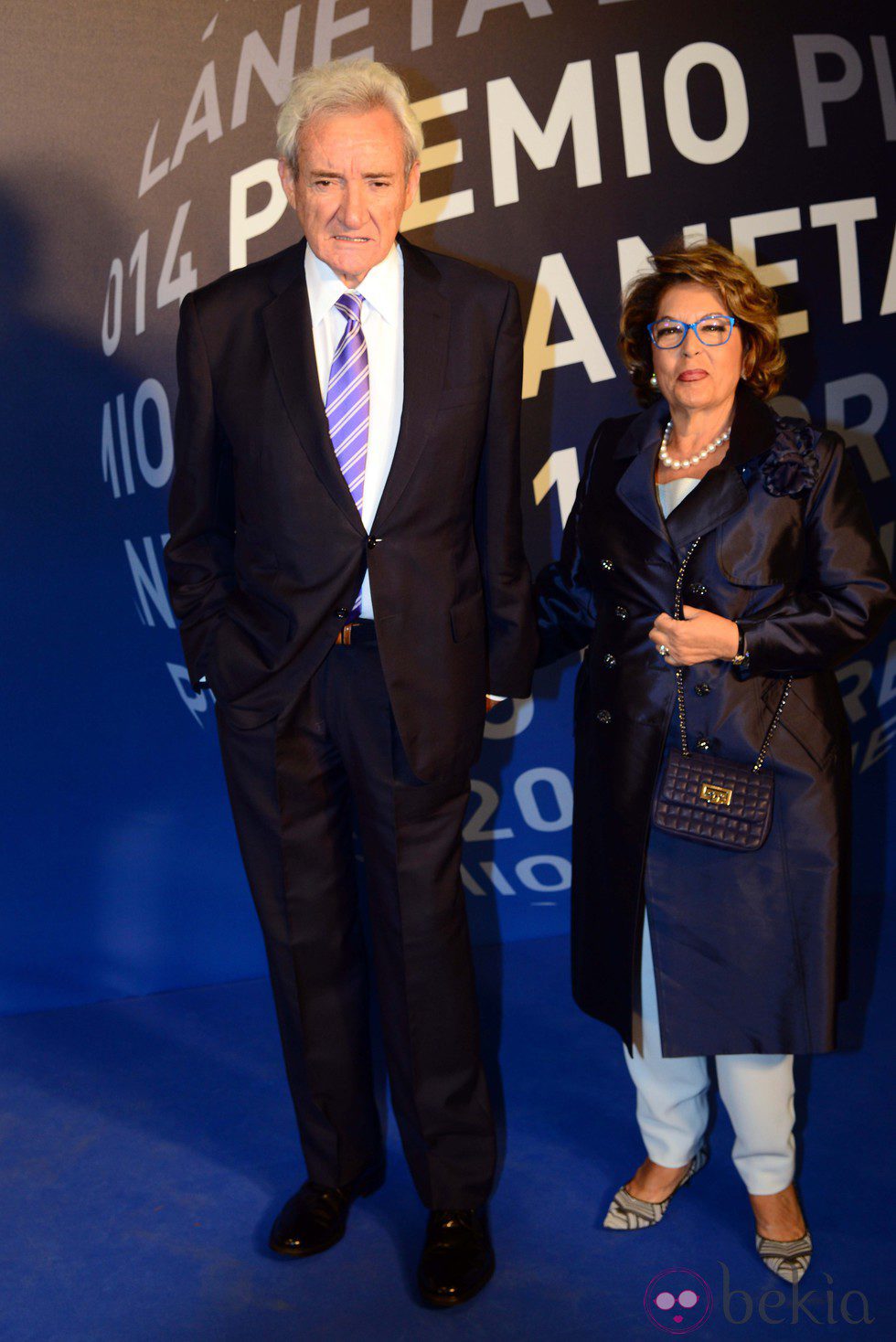 Luis del Olmo en la entrega del Premio Planeta 2014