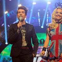 Nick Grimshaw y Rita Ora en los Teen Awards 2014