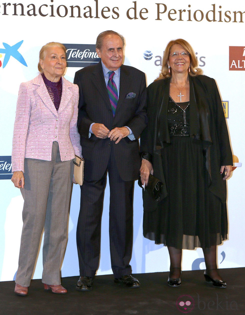 Jaime Peñafiel en la entrega de los Premios Internacionales de Periodismo 2013