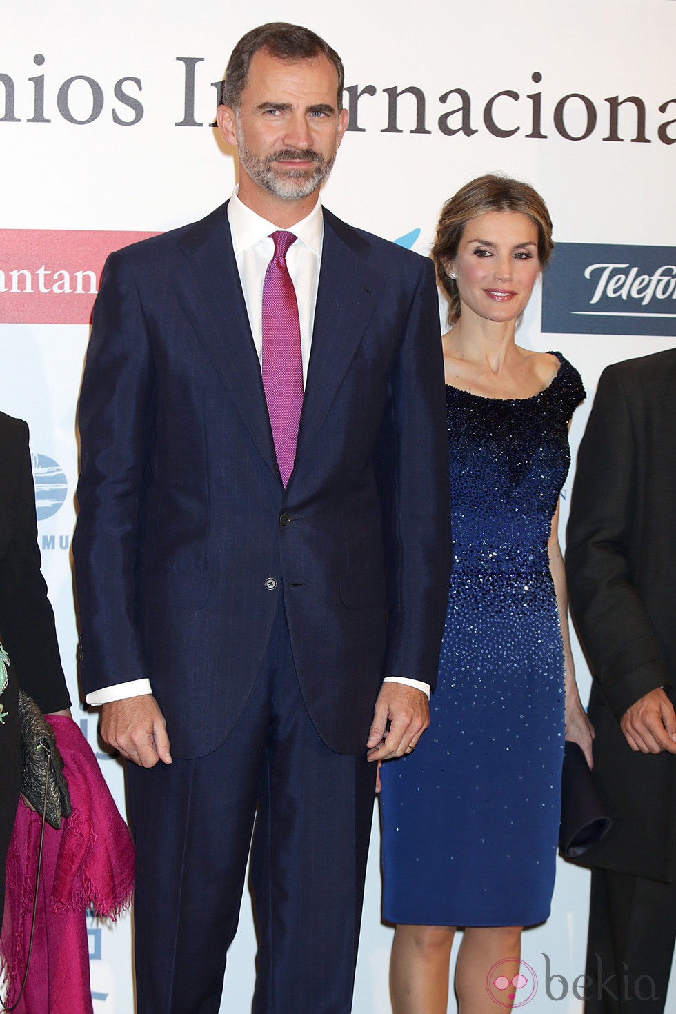 Los Reyes Felipe y Letizia en la entrega de los Premios Internacionales de Periodismo 2013