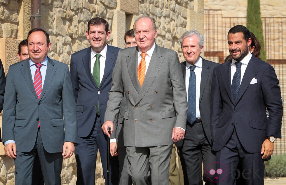 El Rey Juan Carlos en la inauguración de la remodelación del Castillo de Ygay