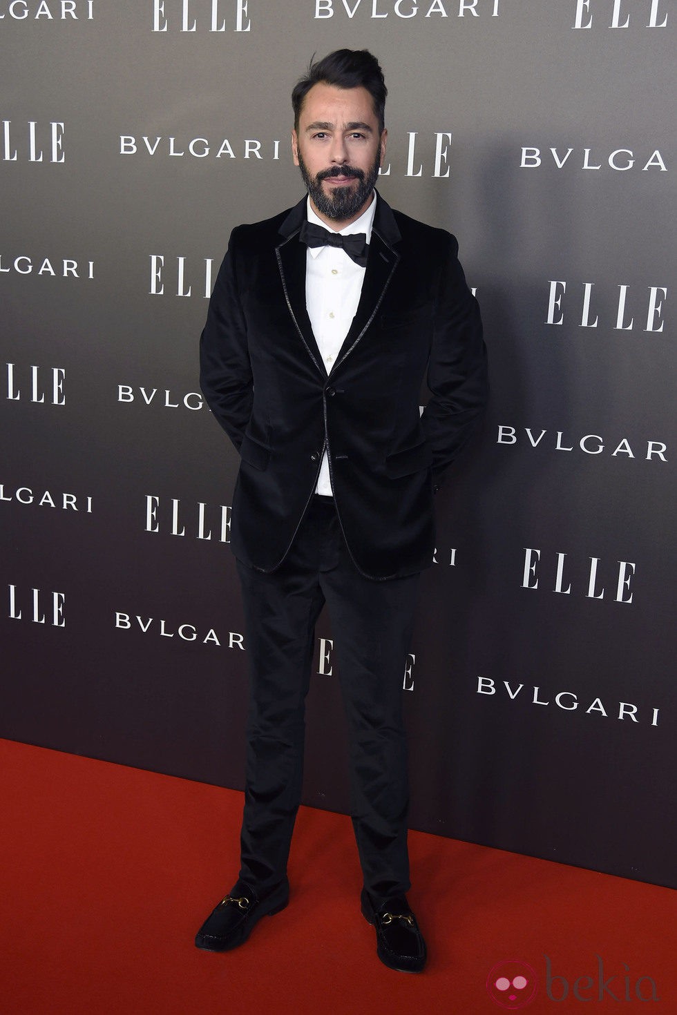 Juanjo Oliva en los Elle Style Awards 2014