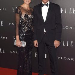 Manuel Díaz 'El Cordobés'  y su mujer Virginia Troconis en los  Elle Style Awards 2014