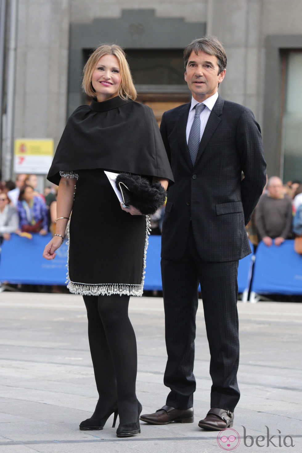 Ainhoa Arteta y Jesús Garmendia en los Premios Príncipe de Asturias 2014