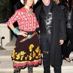 Tim Allen y Jane Hajduk en la fiesta 'Casamigos Tequila Halloween Party'