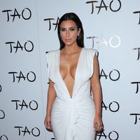 Kim Kardashian en la celebración de su 34 cumpleaños en Las Vegas