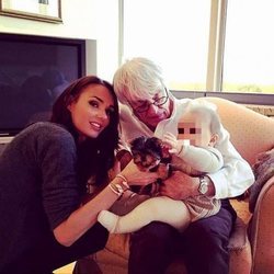 Bernie y Tamara Ecclestone con su hija Sophia