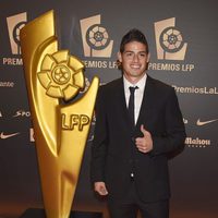 James Rodríguez en la entrega de los Premios de la Liga de Fútbol Profesional 2014