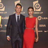Cristiano Ronaldo e Irina Shayk en la entrega de los Premios de la Liga de Fútbol Profesional 2014