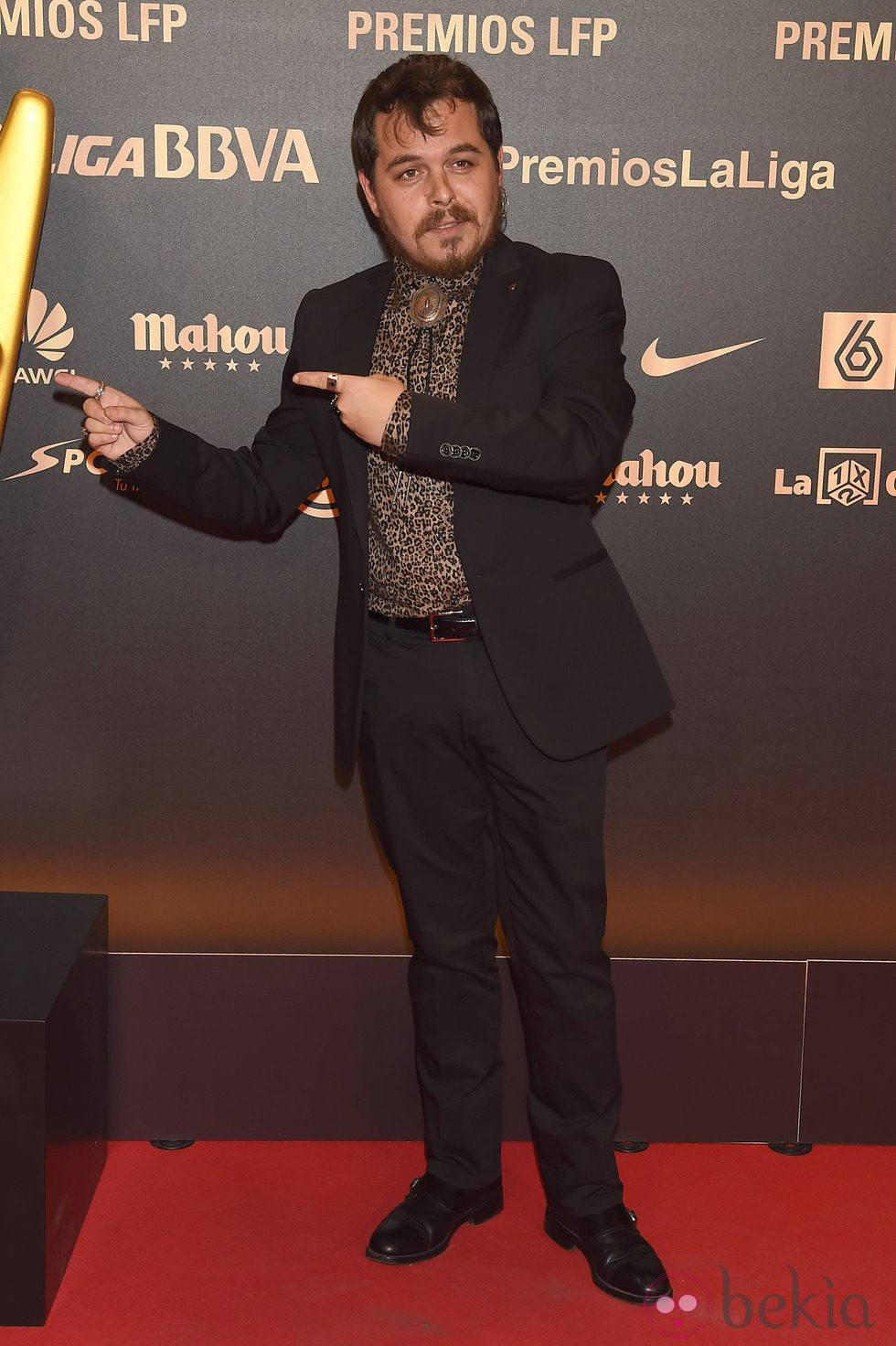 Jimmy Barnatán en la entrega de los Premios de la Liga de Fútbol Profesional 2014