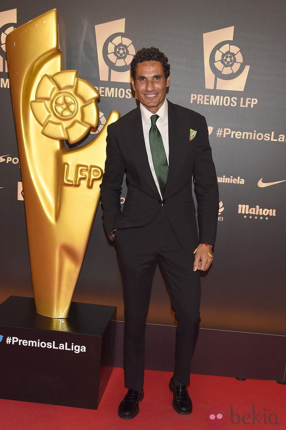 Óscar Higares en la entrega de los Premios de la Liga de Fútbol Profesional 2014
