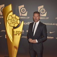 Diego Pablo Simeone en la entrega de los Premios de la Liga de Fútbol Profesional 2014