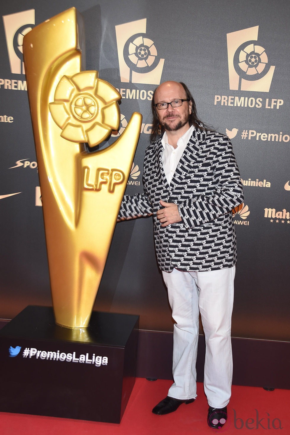 Santiago Segura en la entrega de los Premios de la Liga de Fútbol Profesional 2014