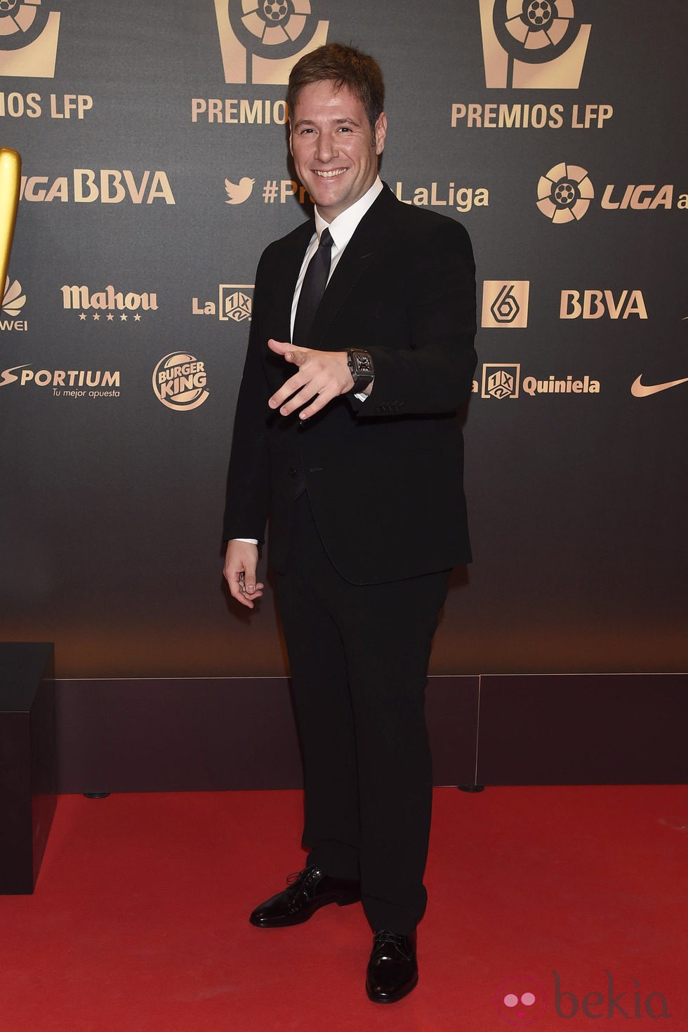 Carlos Latre en la entrega de los Premios de la Liga de Fútbol Profesional 2014