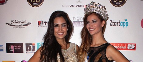 Patricia Yurena, Miss España 2013, con Desiré Cordero, Miss España 2014