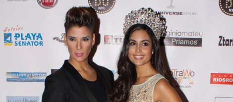 Patricia Yurena y Vanesa Klein en la gala para elegir a Miss España 2014