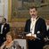 El Rey Felipe ofreciendo un discurso en su primera cena de gala como Rey