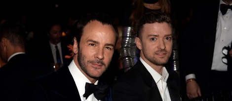 Tom Ford y Justin Timberlake en la 'AmfAR Inspiration Gala' 2014 en Hollywood