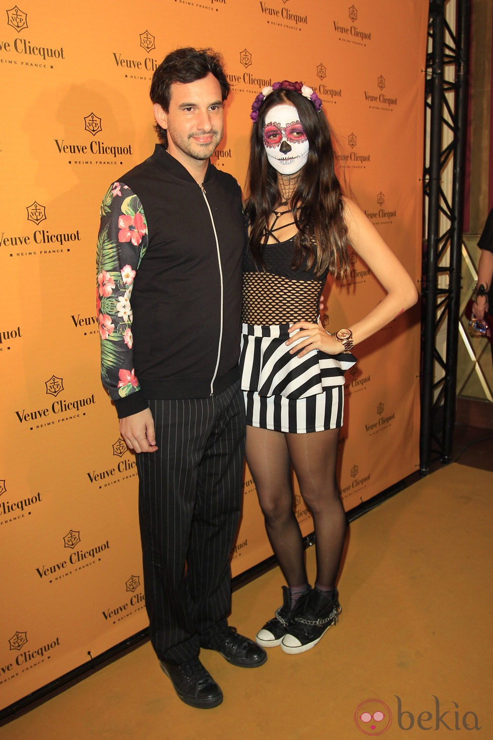 Antonio de la Rúa y Daniela Ramos en la Yelloween Party 2014