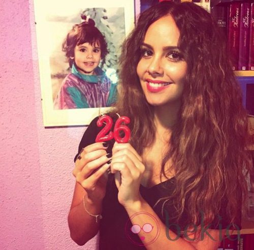 Cristina Pedroche celebrando su 26 cumpleaños