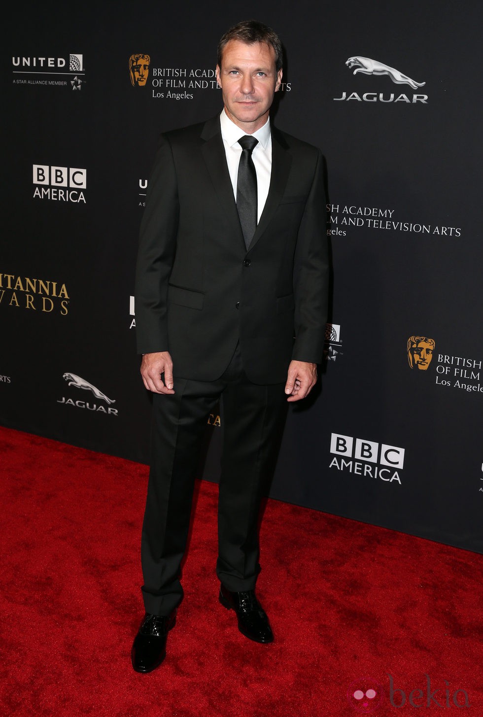 Chris Vance en la entrega de los Premios Bafta Britannia 2014