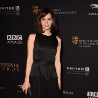 Felicity Jones en la entrega de los Premios Bafta Britannia 2014