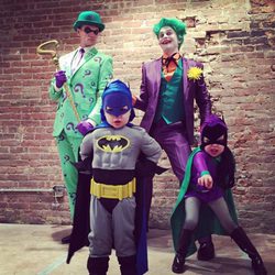 Neil Patrick Harris, David Burtka y sus hijos, Halloween 2014 con temática Batman