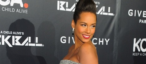 Alicia Keys presume de embarazo en el Black Ball 2014