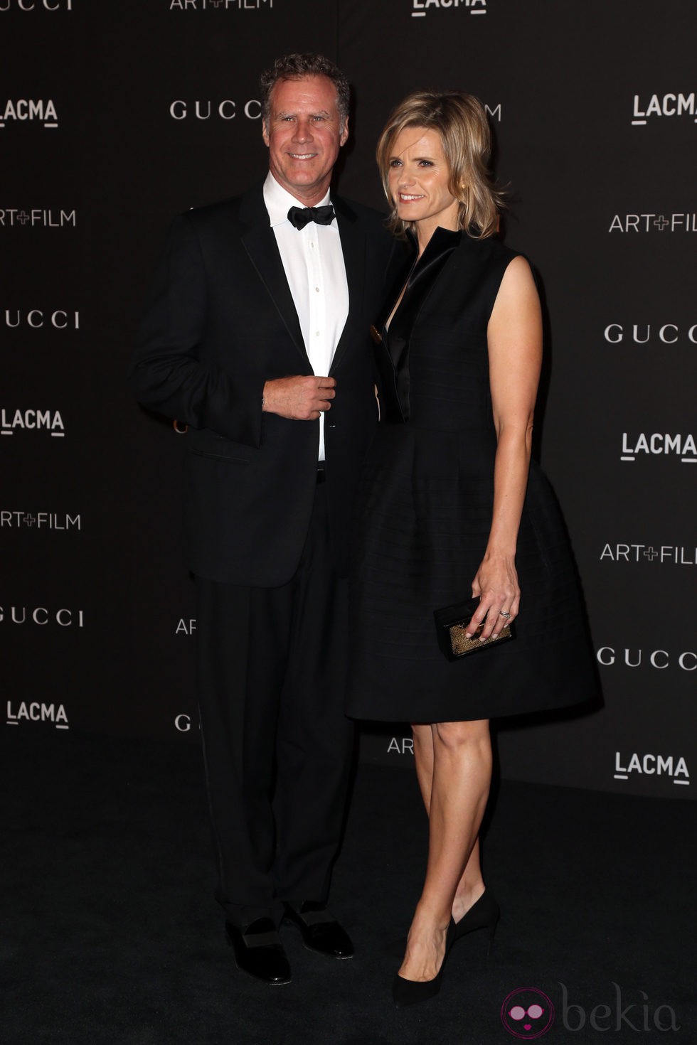Will Ferrell y Viveca Paulin en la gala LACMA Art + FIlm 2014