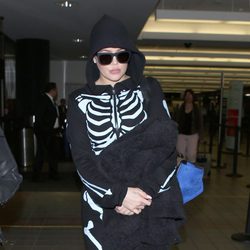 Khloe Kardashian, un esqueleto en Halloween 2014