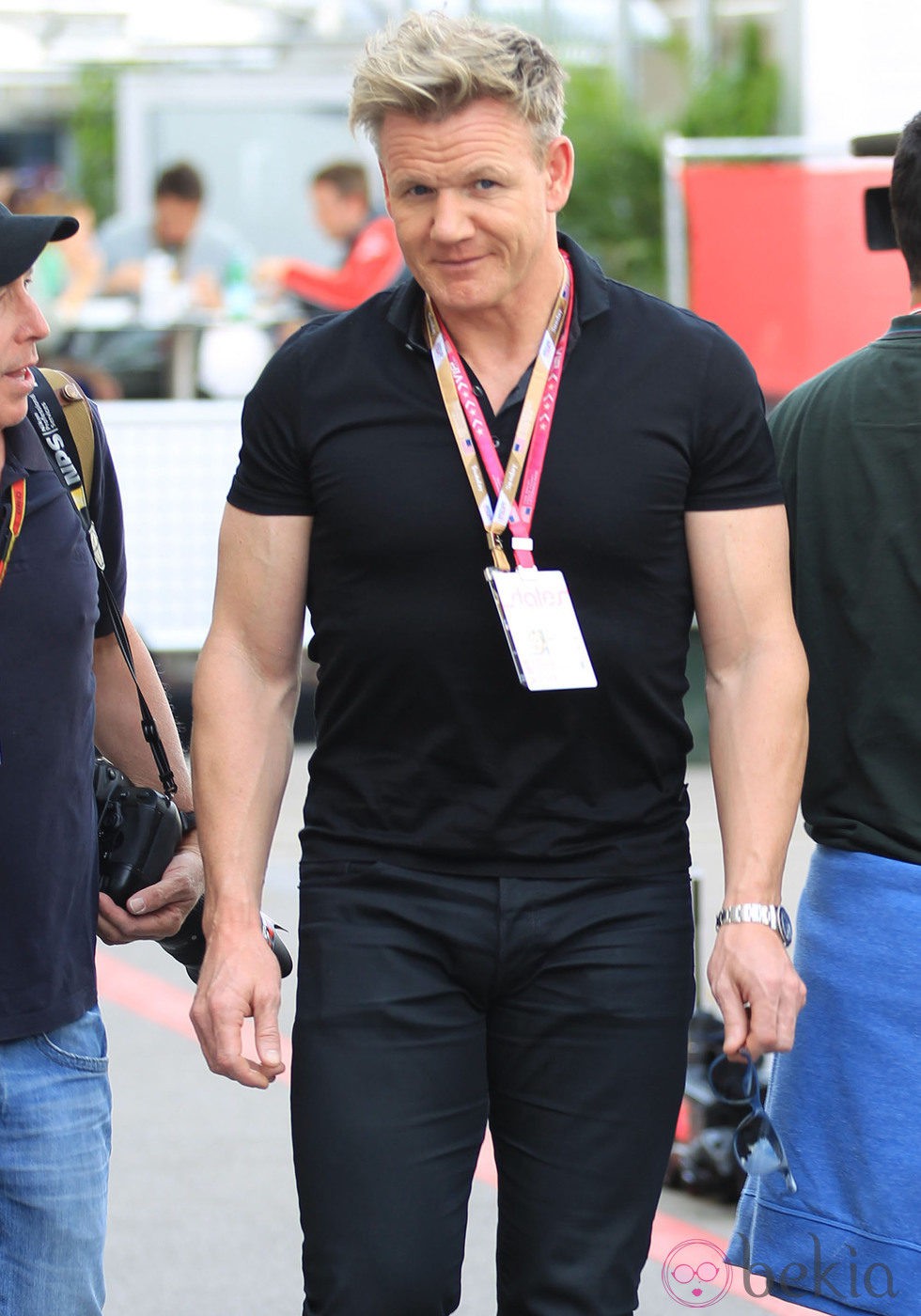 Gordon Ramsey en el GP de Estados Unidos 2014