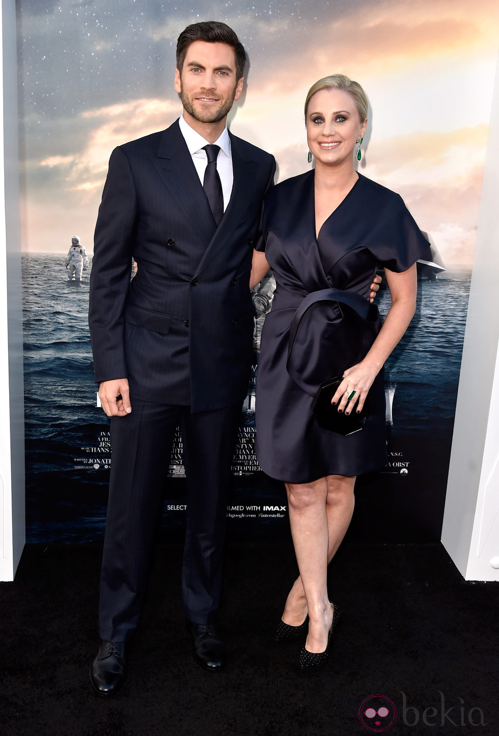 Wes Bentley y su mujer Jacqui Swedberg en la premiere de 'Interstellar'