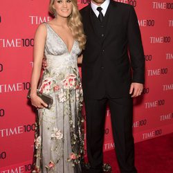 Carrie Underwood y Mike Fisher en la gala Time 100 de Nueva York