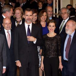 Los Reyes Felipe y Letizia en la entrega del Premio 'Francisco Cerecedo' 2014