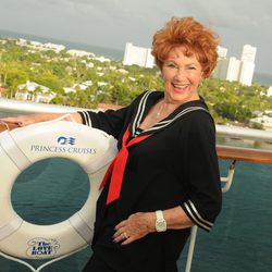 Marion Ross en la reunión de 'Vacaciones en el mar'