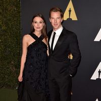 Keira Knightley y Benedict Cumberbatch en los 'Premios Governors' 2014