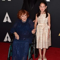 Maureen O'Hara en los 'Premios Governors' 2014