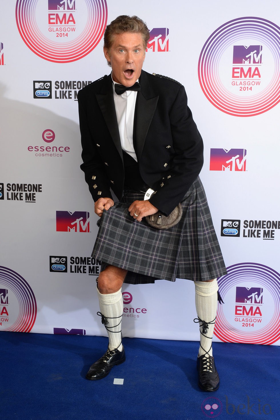 David Hasselhoff en los MTV EMA 2014